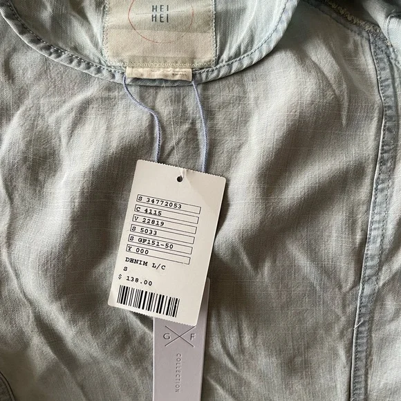 NWT Gentle Fawn Factory Denim Vest Size S. - Picture 5 of 6